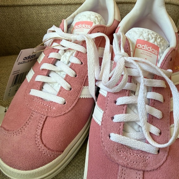 Adidas Womens Pink Gazelle Bold 'Super Pop' / US Women's 7.5 - Picture 3 of 10